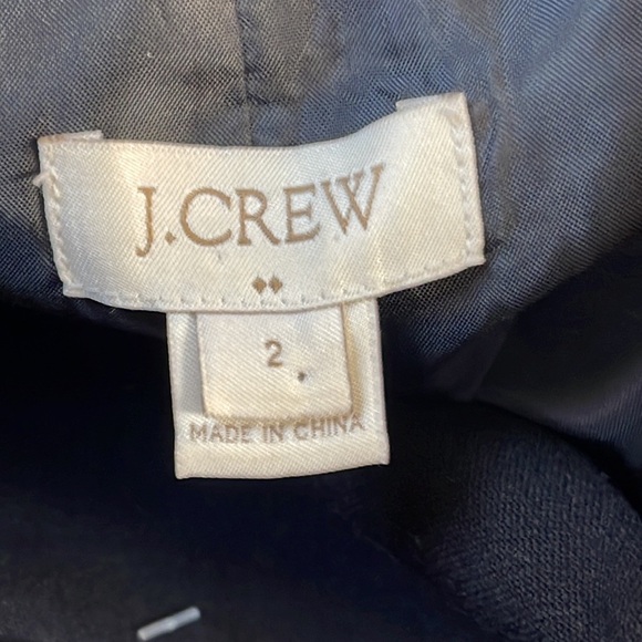 J crew classic wool blend black blazer two button front - Picture 2 of 12